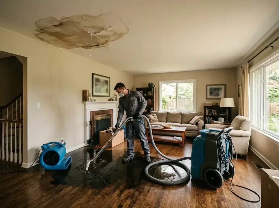 attic-pipe-burst-ceiling-drip-008 — frequently asked questions, Water Damage Restoration & Carpet Care in Lowell, MA